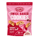 Bag of Cooper Street Cherry & White Chip Twice Baked Cookies