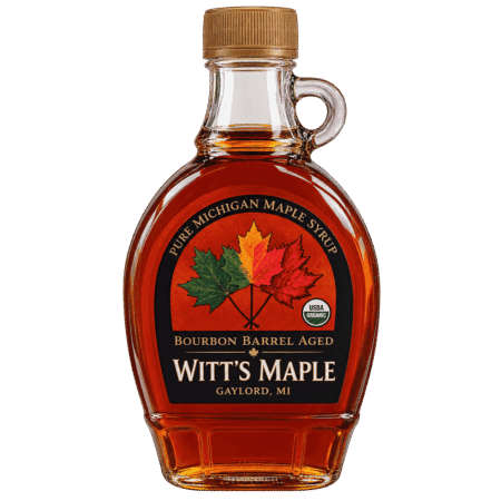 Bottle of 16oz Witt's Maple Syrup