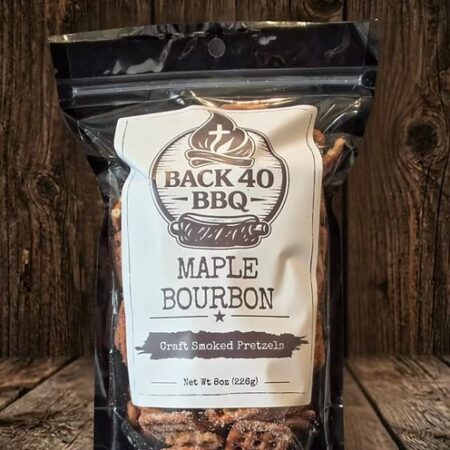 Back 40 BBQ Smoked Pretzels - Maple Bourbon