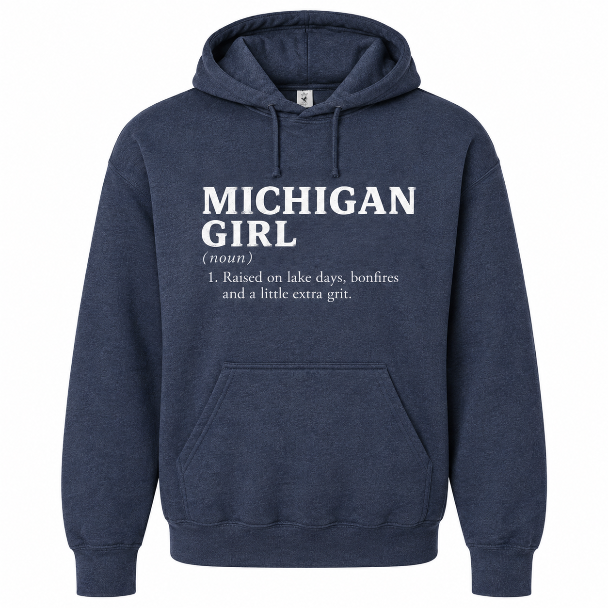 Michigan Girl Hoodie - Blue