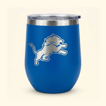 Detroit Lions Insulated Wine Tumbler