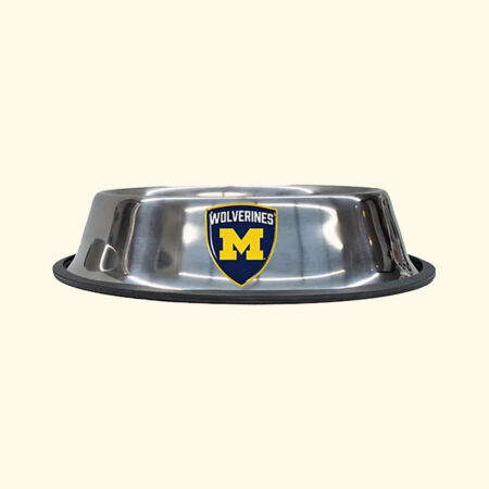 U-M Wolverine Pet Water Bowl