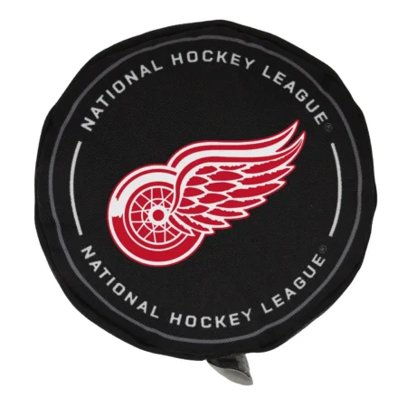 Detroit Red Wings Hockey Puck Plush Dog Toy