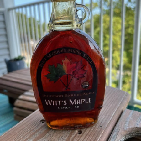 Witt's Bourbon Barrel Aged Michigan Maple Syrup